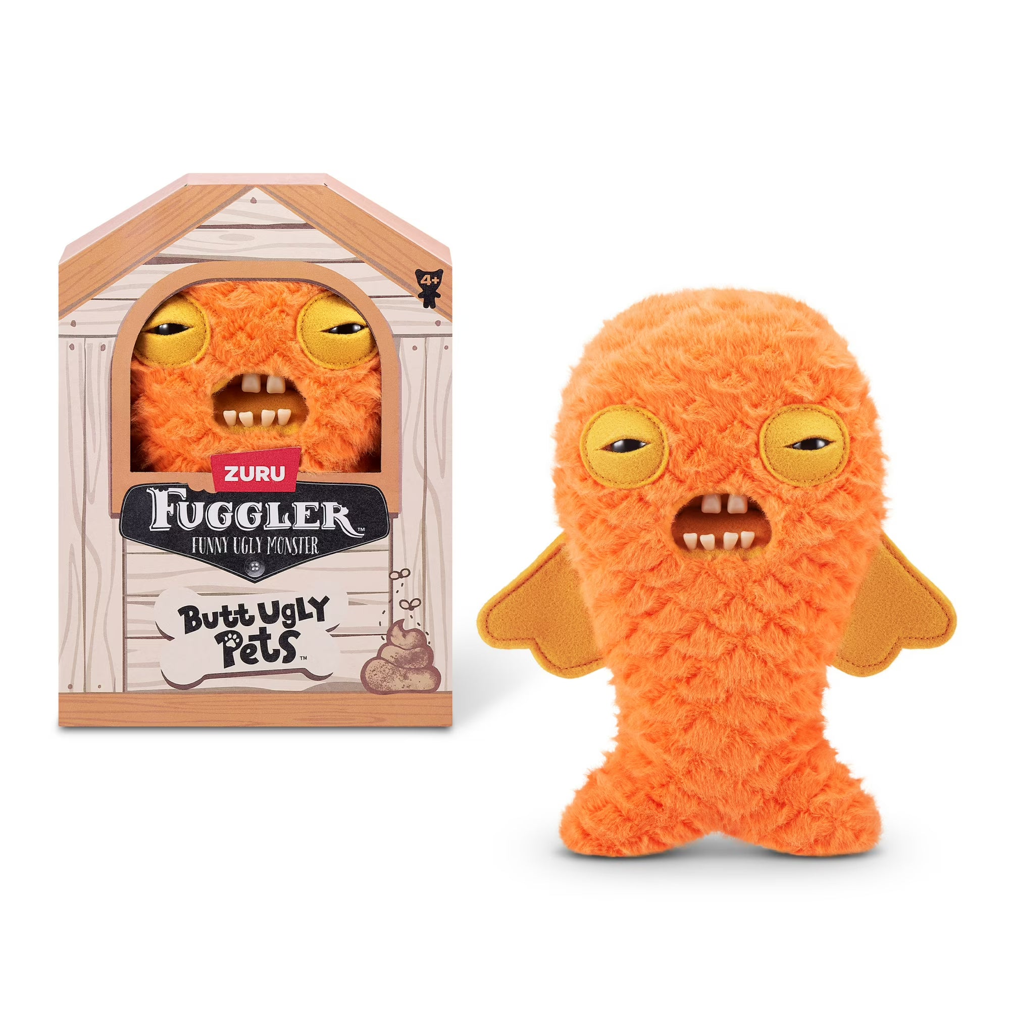 butt ugly monsters Fuggler Butt Ugly Pets Cod Father Gold Fish 9-inch Plush