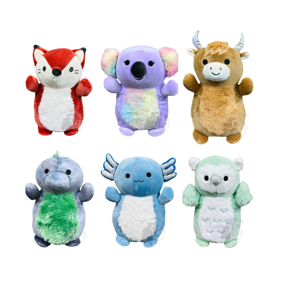 Squishmallow 10 Inch 2023 Hug Mees Set of 6 - James, Renate