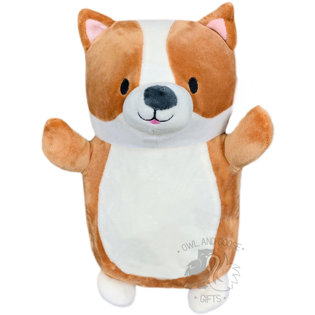 Hug Me Corgi Stuffed Animal Huggable Plush Pillows