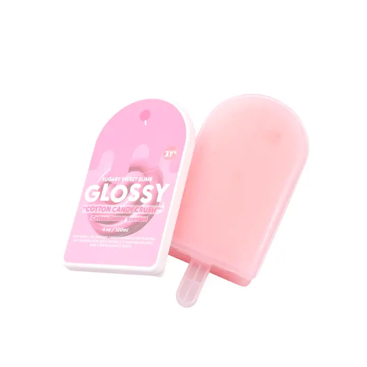 J'adore 4 oz Popsicle Glossy Slime - Cotton Candy