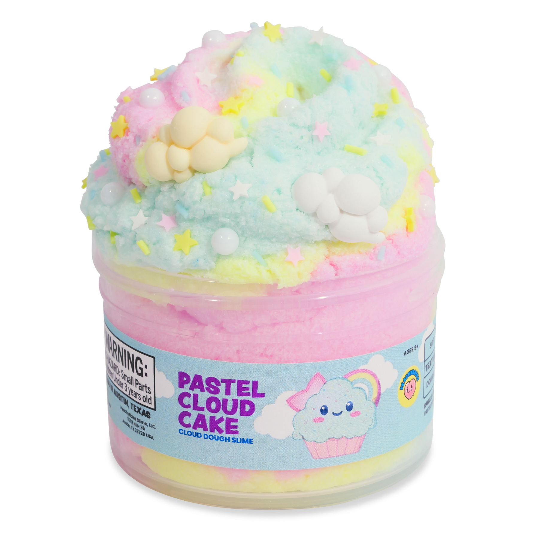 PeachyBbies 7 oz Pastel Cloud Cake Slime