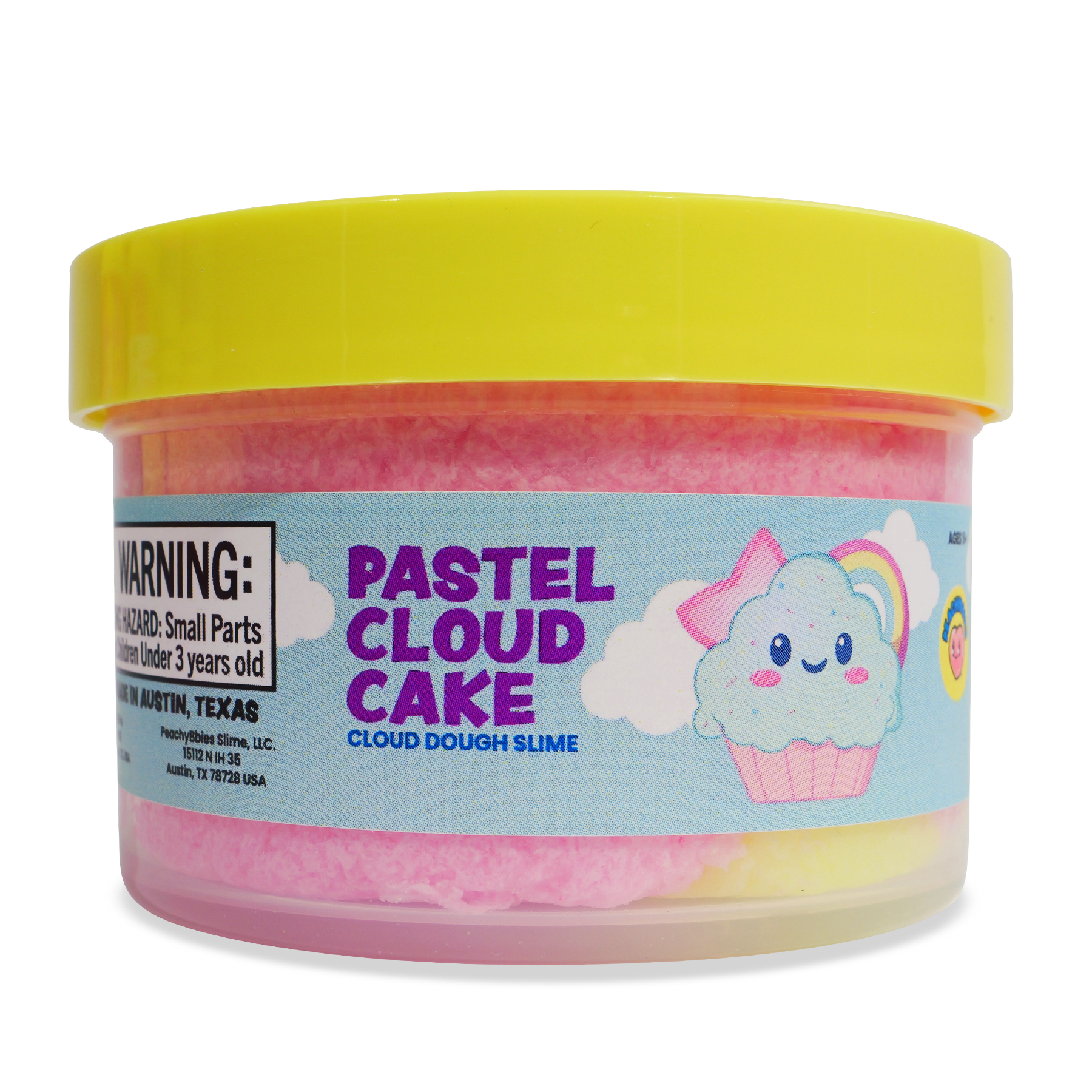 PeachyBbies 7 oz Pastel Cloud Cake Slime