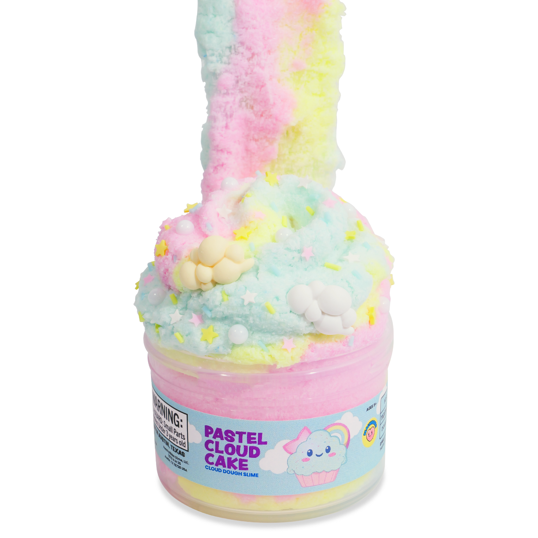 PeachyBbies 7 oz Pastel Cloud Cake Slime