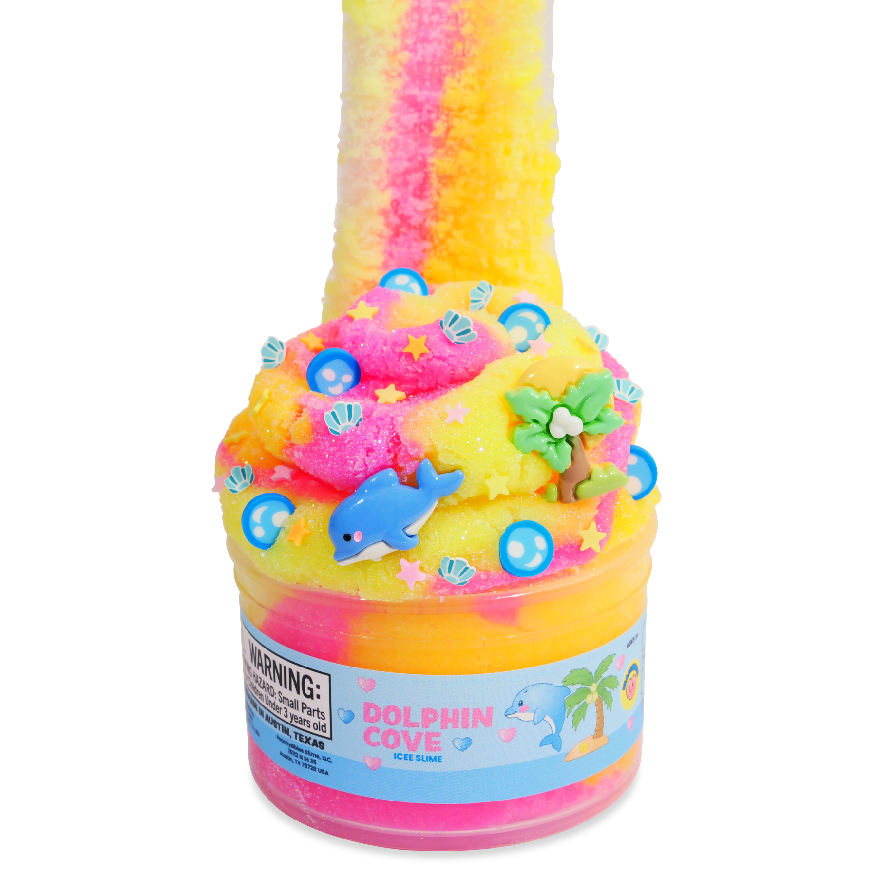 PeachyBbies 7 oz Dolphin Cove Slime