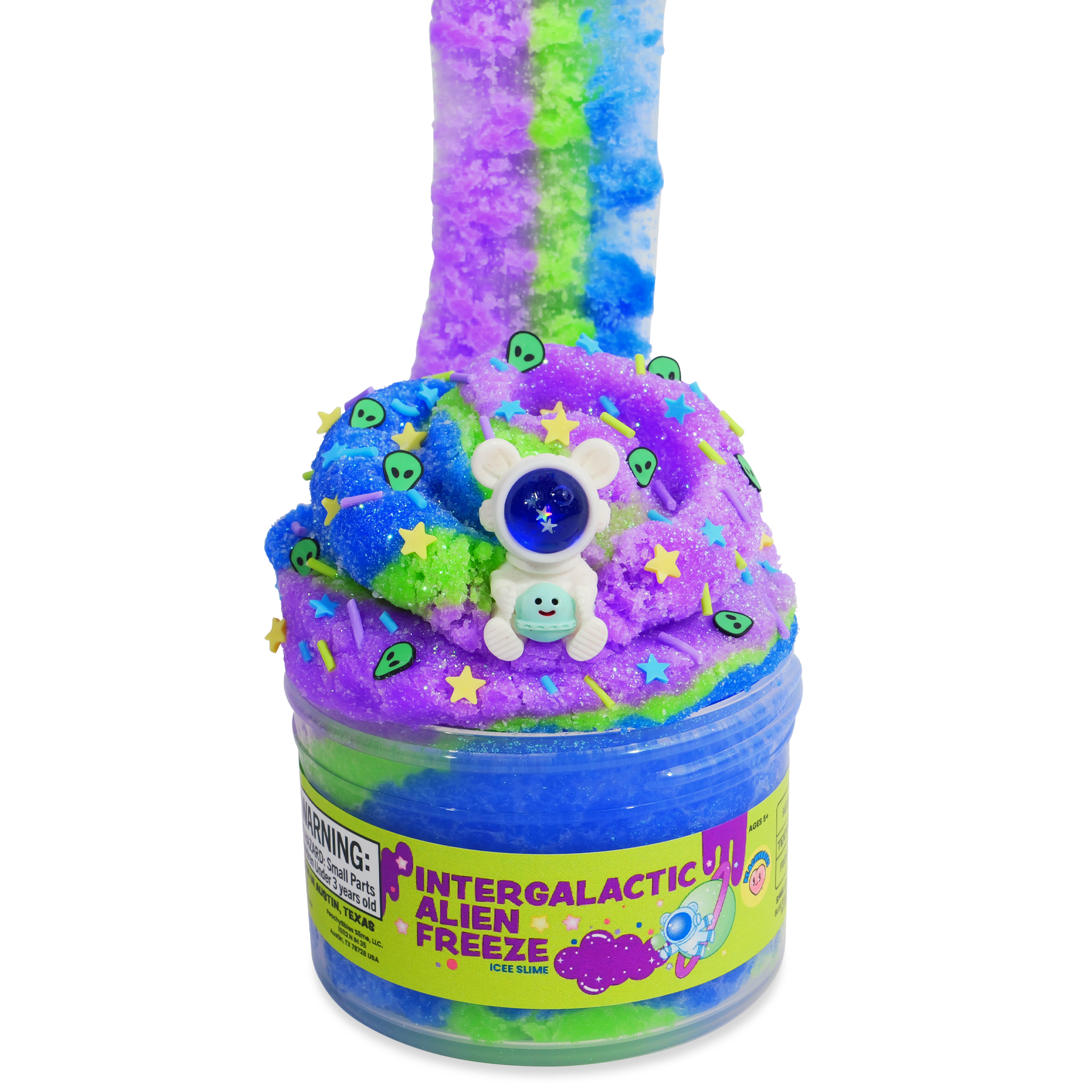 PeachyBbies 7 oz Intergalactic Alien Freeze Slime