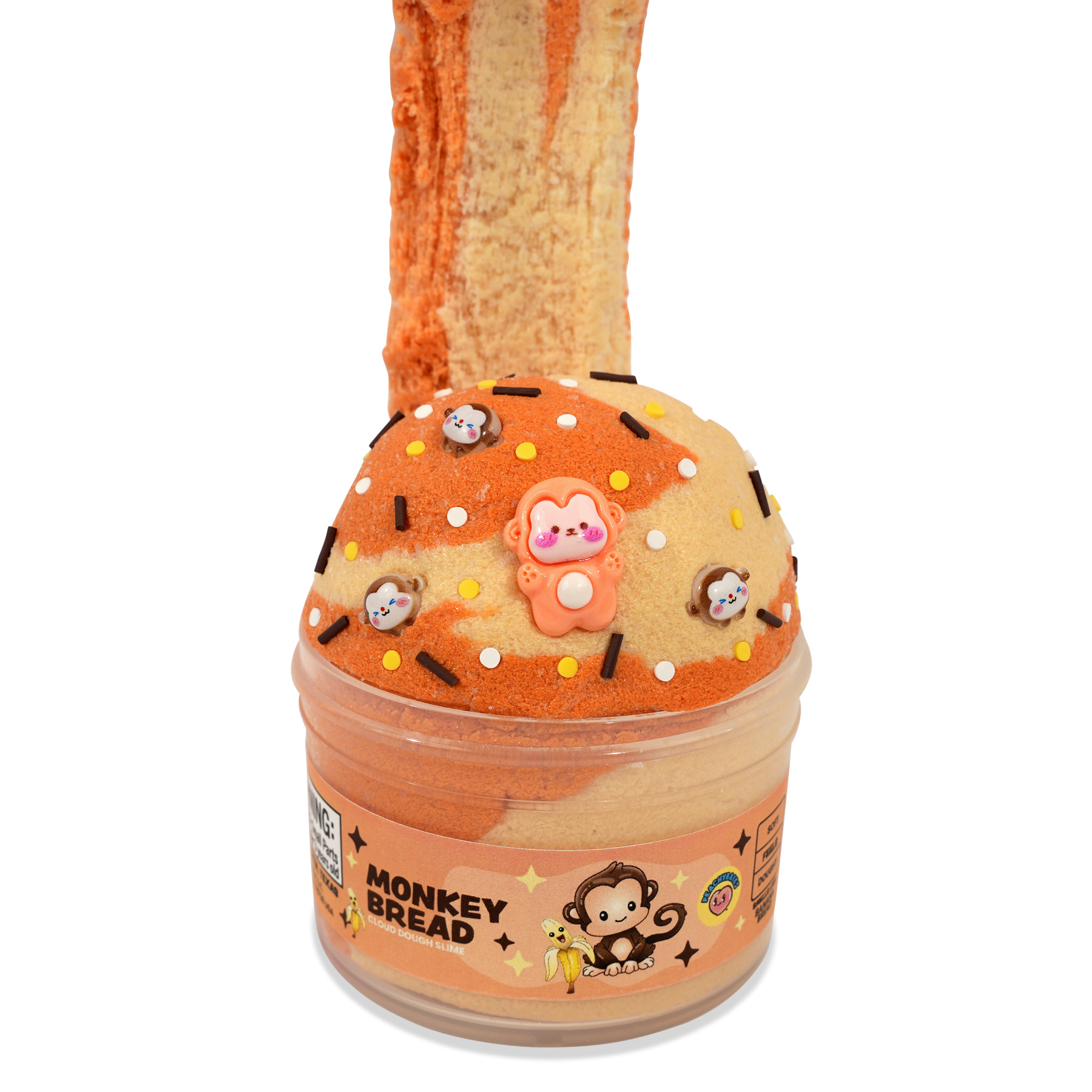 PeachyBbies 7 oz Monkey Bread Slime