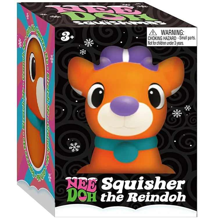 VIP Nee Doh Squisher the Reindoh 3  Inch Squish Ball Fidget Toy