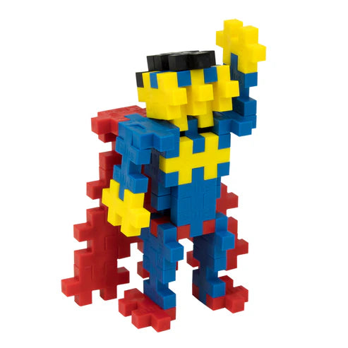 Plus Plus Tube Superhero - 70 Piece Building Set