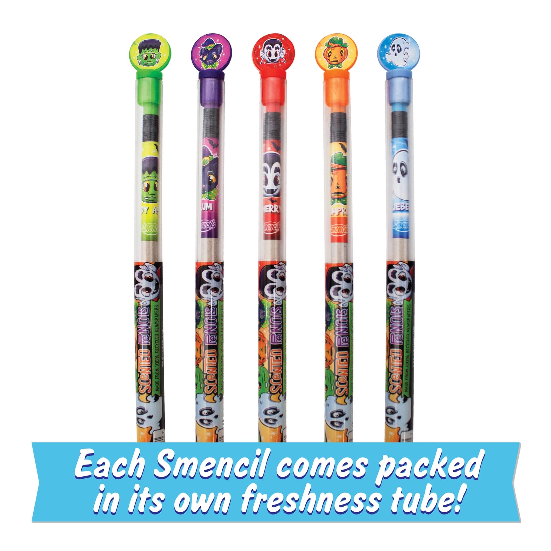 Scentco Smencils Halloween Scented Pencils - 5 Pack