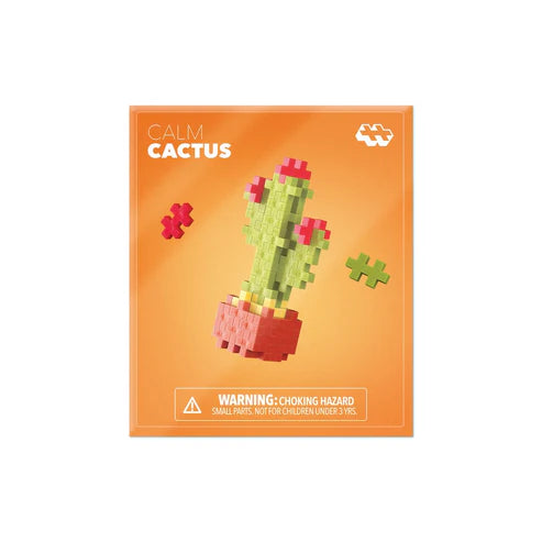 Plus Plus Plant Packet - Calm Cactus - 30 Piece Building Set