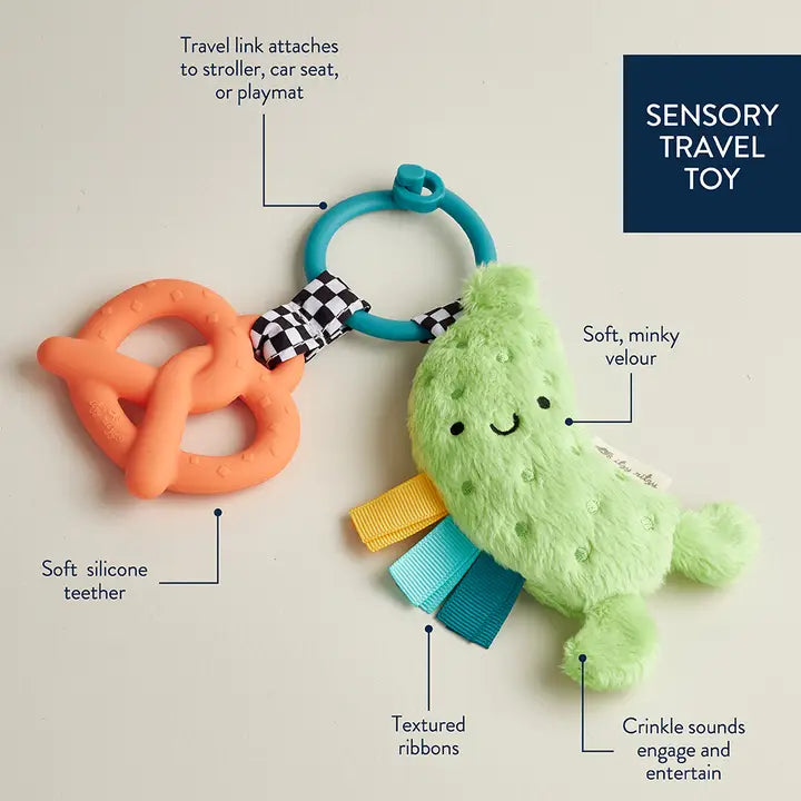 Itzy Ritzy Itzy Pal™ Parker Pickle Plush Toy with Teether