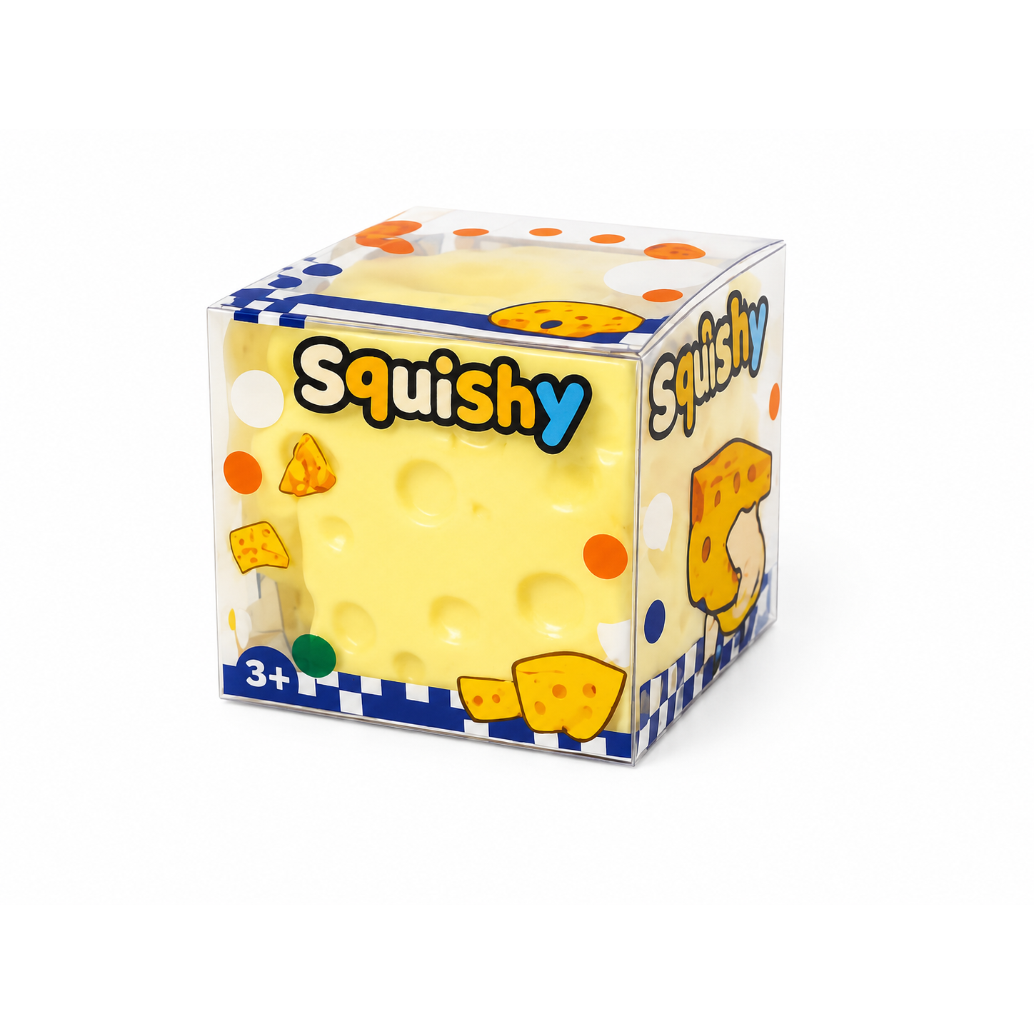 Vaseline Cheese 2 Inch Moldable Squishy Sensory Toy