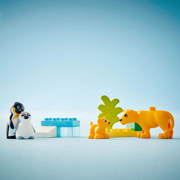 LEGO® DUPLO® Wild Animal Families: Penguins & Lions 10442