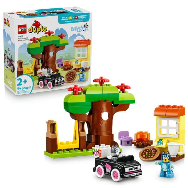 LEGO® DUPLO®  Bluey Pizza Girls with Muffin and Bluey 10469