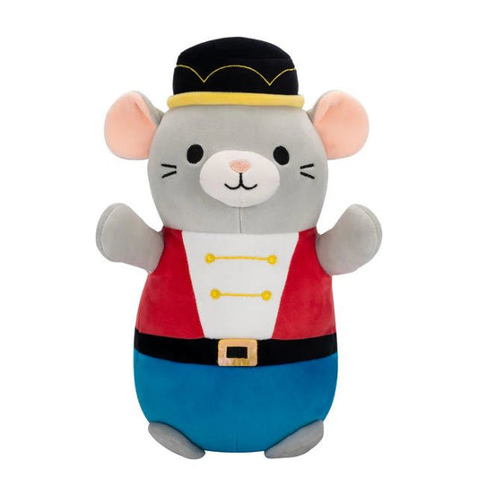 Squishmallow 10 Inch Murray the Nutcracker Mouse Christmas Hug Mees Plush Toy - Owl & Goose Gifts