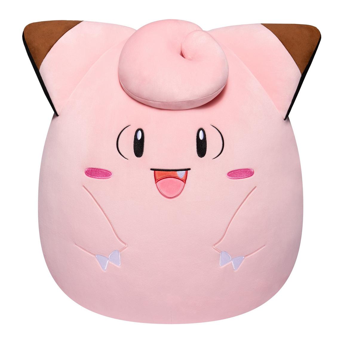 Squishmallow 10 Inch Pokemon Clefairy Plush Toy - Owl & Goose Gifts