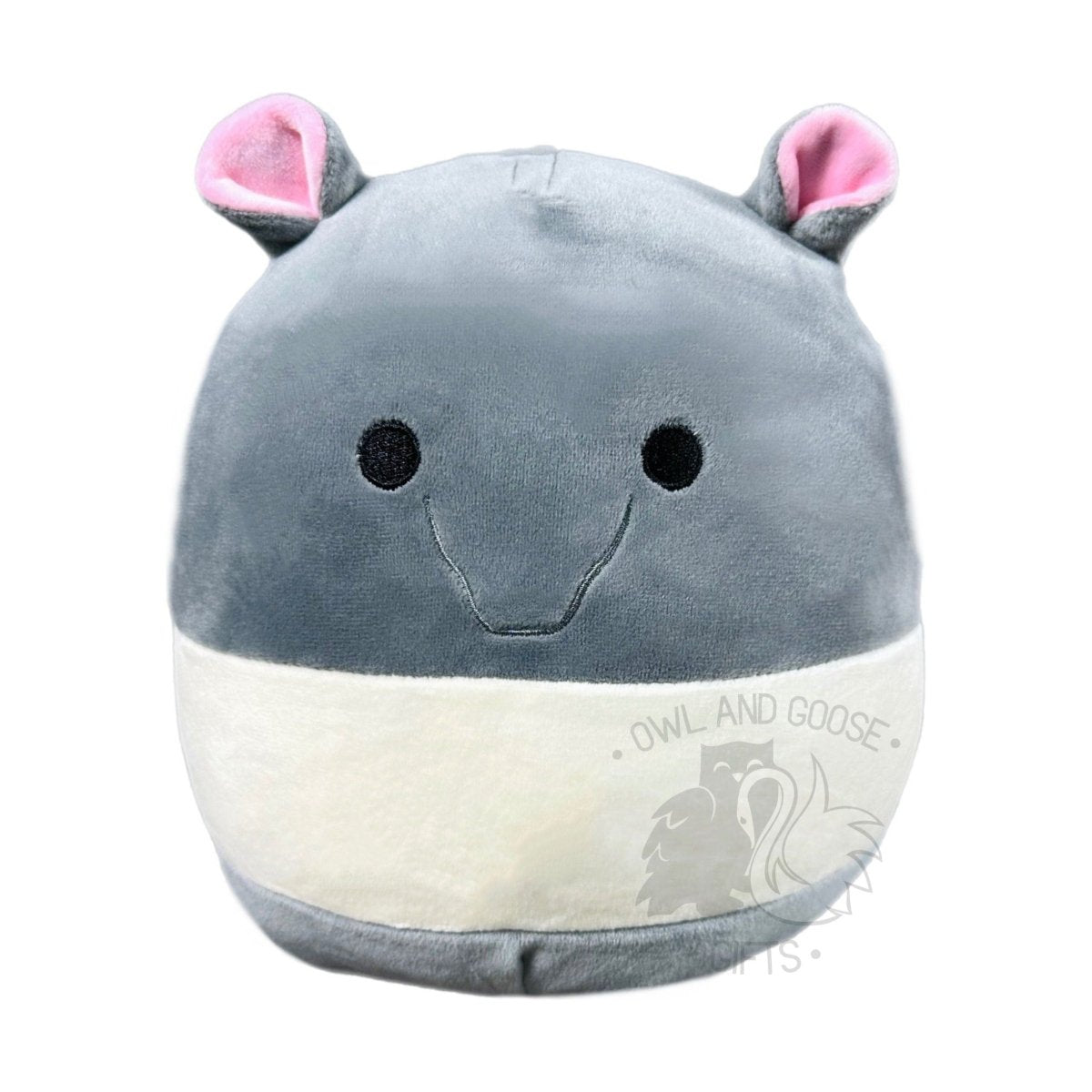 Squishmallow 12 Inch Abbit the Tapir Plush Toy - Owl & Goose Gifts