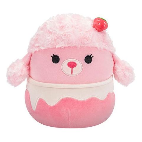 Squishmallow 12 Inch Chloe the Strawberry Milkshake Poodle Plush Toy - Owl & Goose Gifts