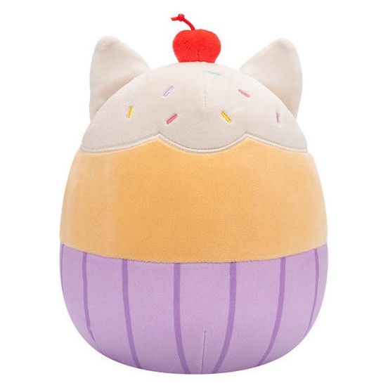 Squishmallow 12 Inch Miriam the Vanilla Cupcake Cat Plush Toy - Owl & Goose Gifts