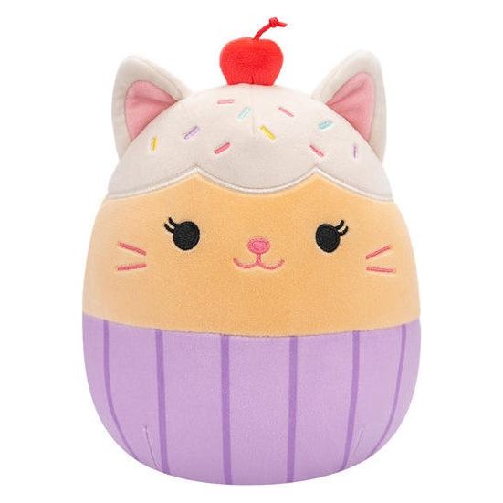 Squishmallow 12 Inch Miriam the Vanilla Cupcake Cat Plush Toy - Owl & Goose Gifts