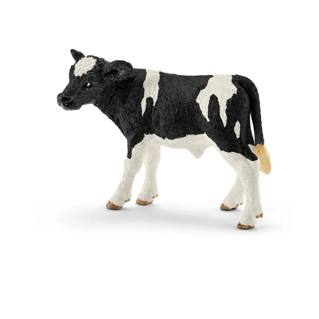 Schleich Farm World Holstein Calf Toy Figure
