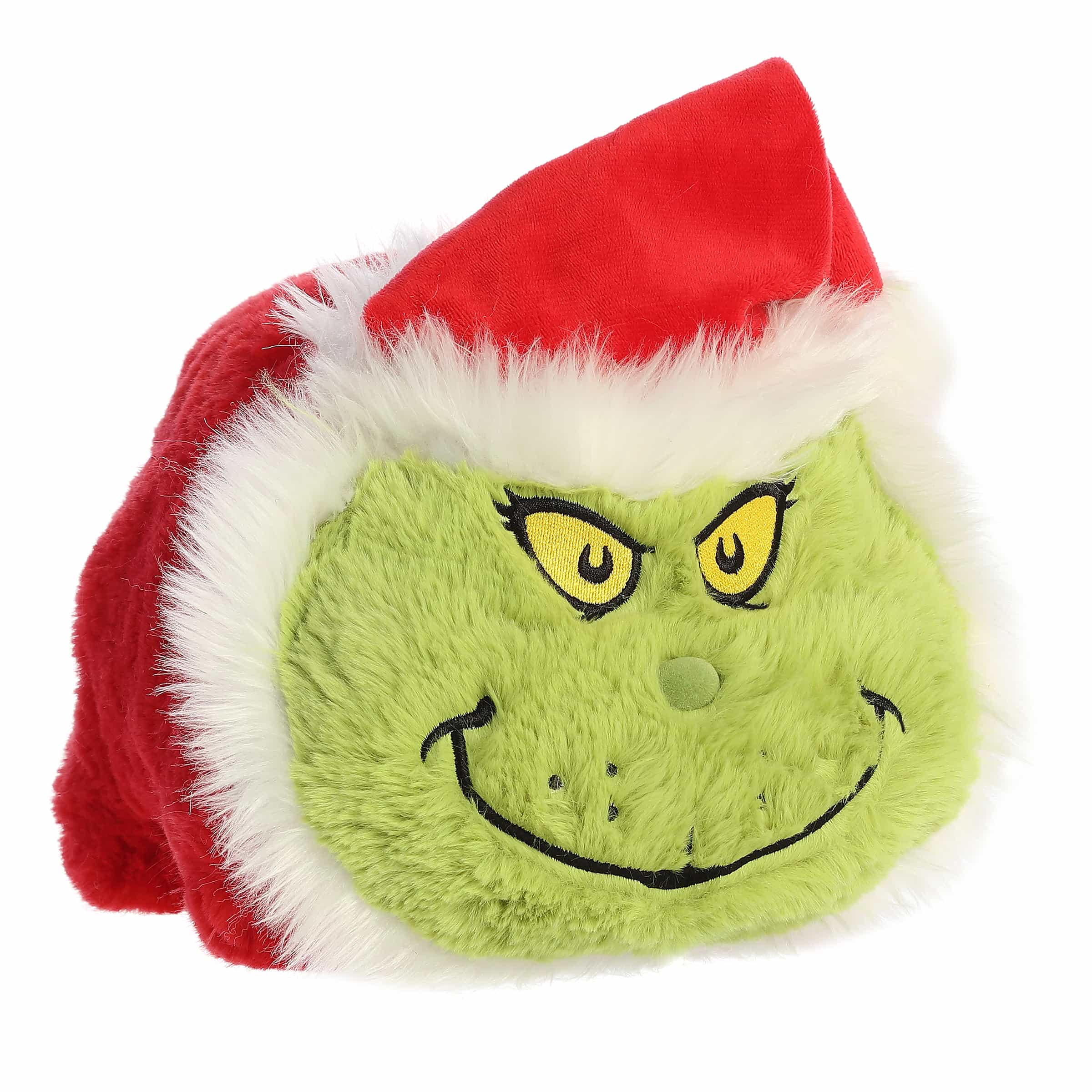 Aurora Plush Spudsters 10 Inch Santa Grinch Dr. Suess Plush Toy