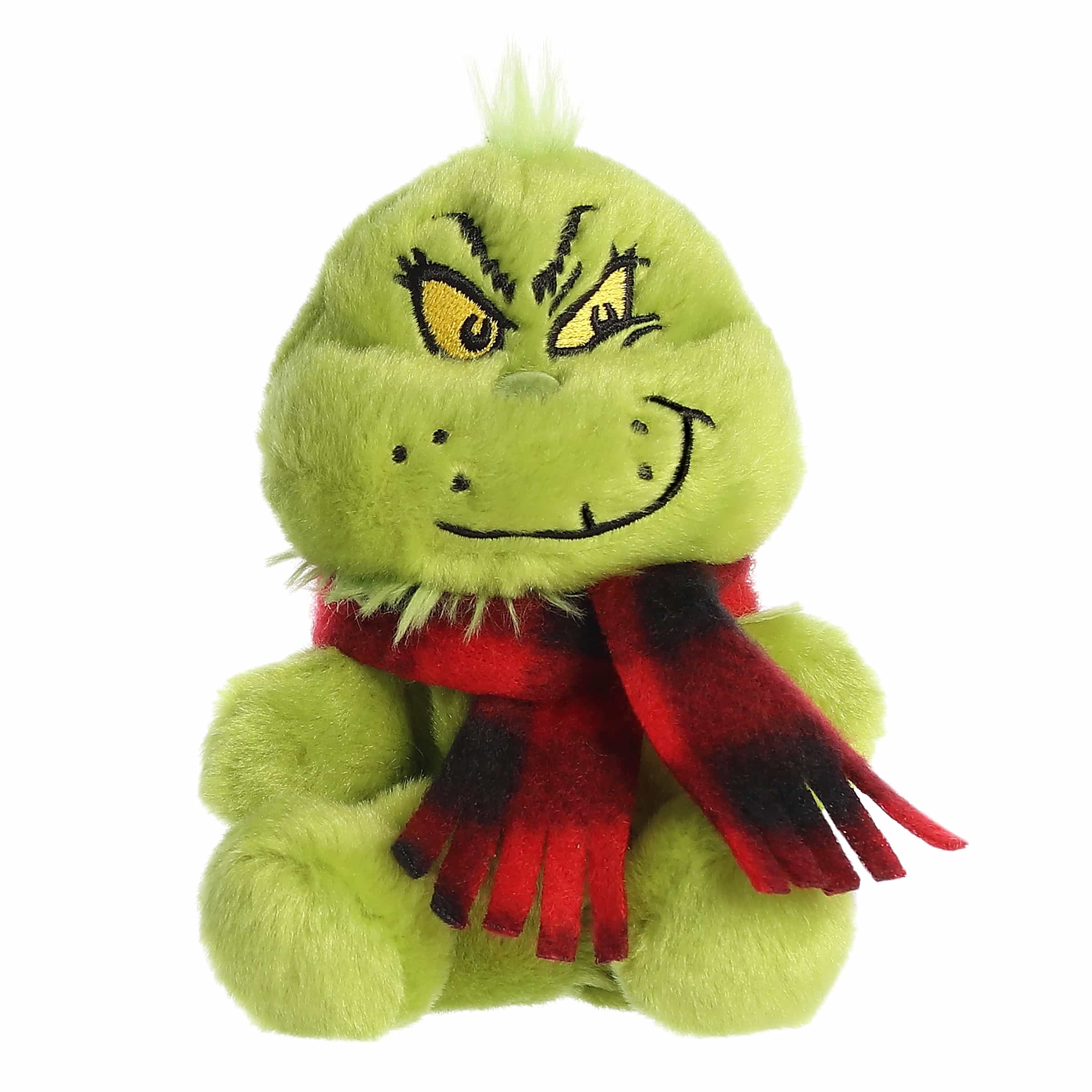 Palm Pals 5 Inch Dr. Suess Grinch with Scarf Plush Toy