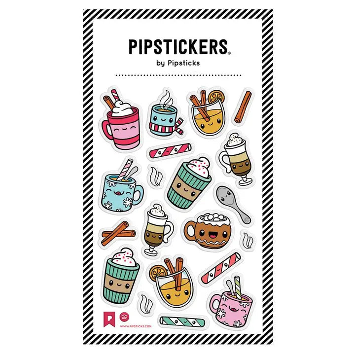 Pipsticks Puffy Winter Pick-Me-Ups Holiday Stickers