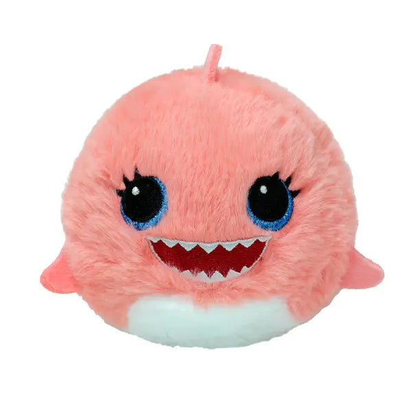 Ty Beanie Bouncers 4 Inch Reef the Pink Shark Plush Toy