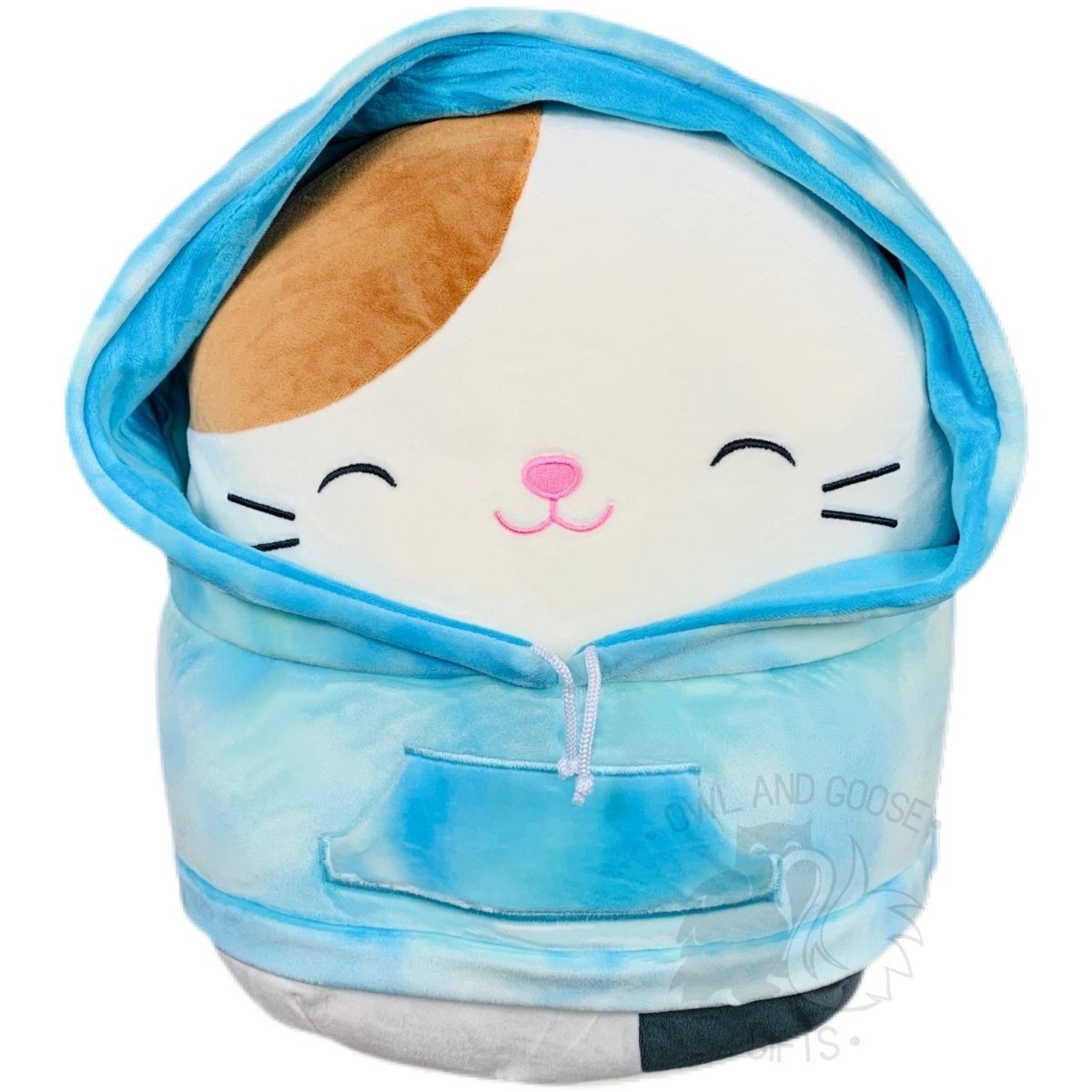 Squishmallow 16 Inch Cam the Cat with Hoodie Plush Toy - Owl & Goose Gifts