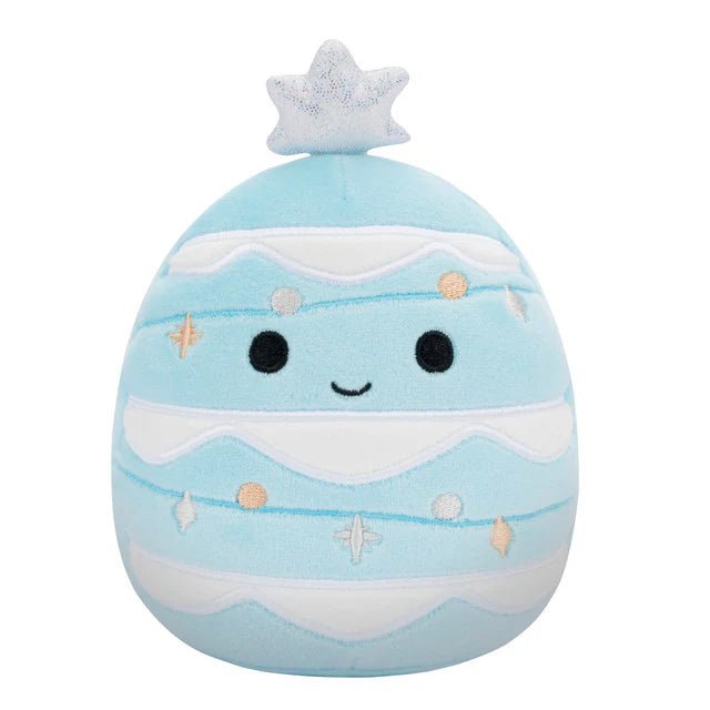 Squishmallow 16 Inch Keiko the Blue Tree Christmas Plush Toy - Owl & Goose Gifts