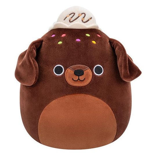 Squishmallow 16 Inch Rico the Brownie Chocolate Lab Plush Toy - Owl & Goose Gifts