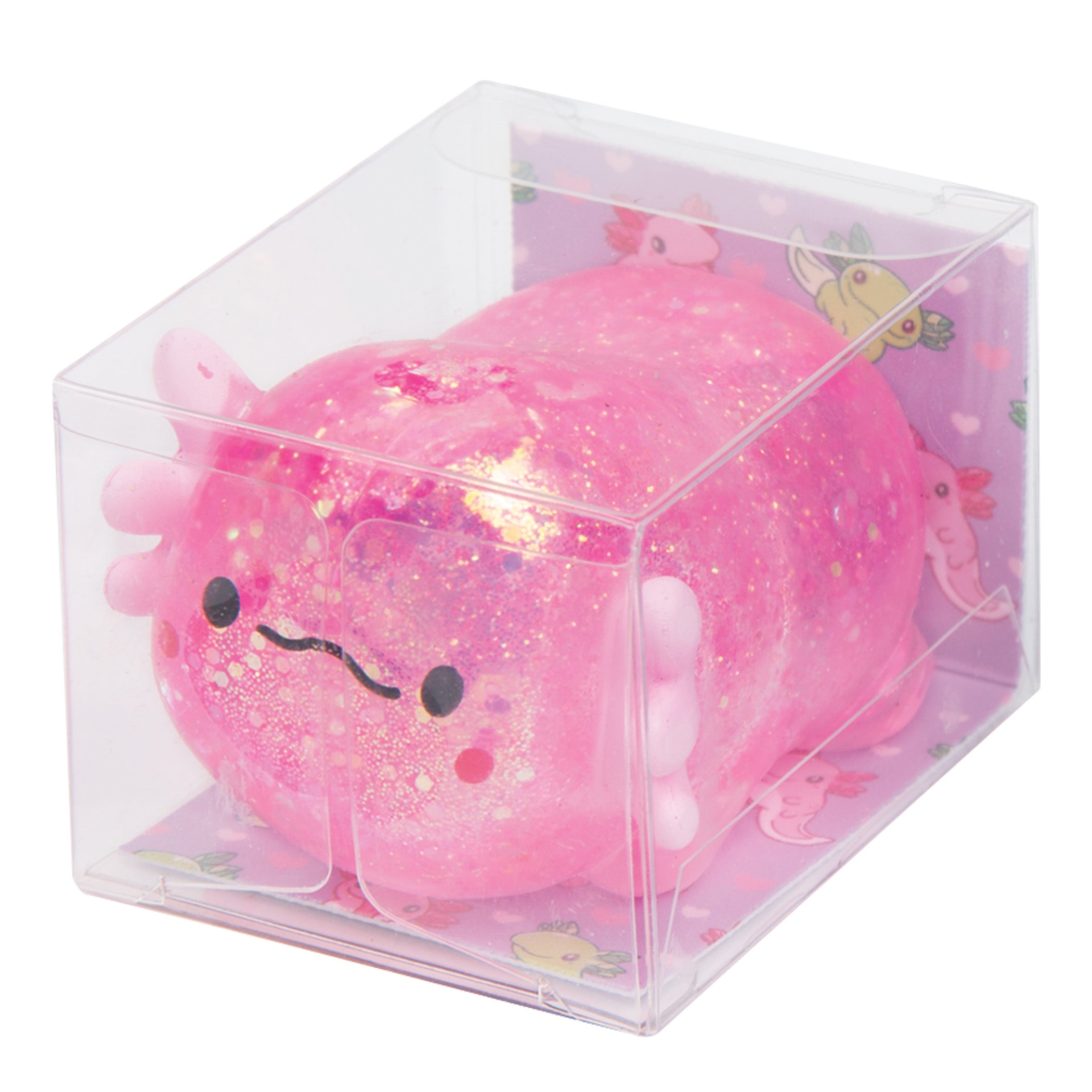 Master Toys 2 Inch Gummiez Itty Bitty Axolotl Maltose Squishy Sensory Toy