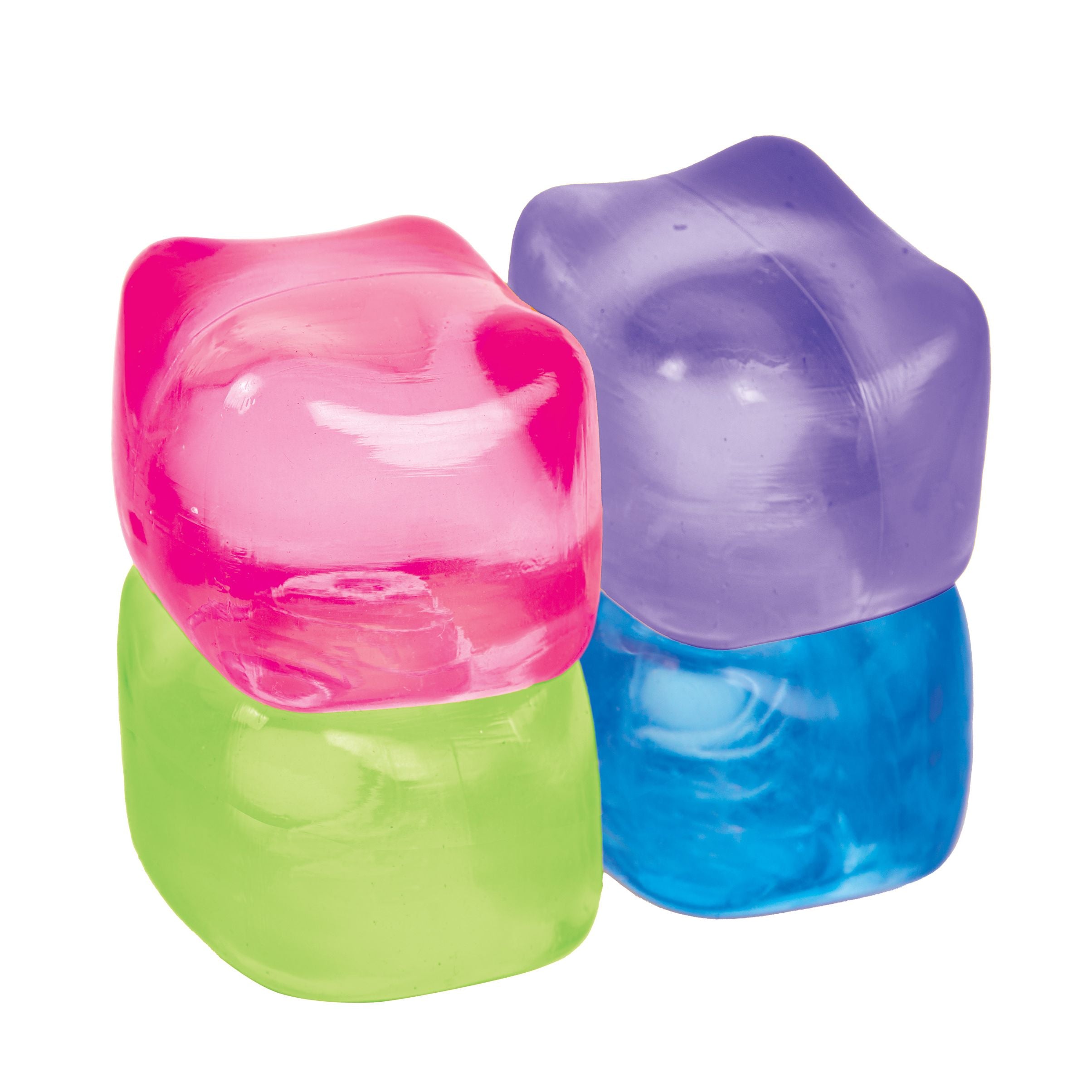 Master Toys 2.5 Inch Qube Maltose Filled Squishy - Sensory Fidget Toy
