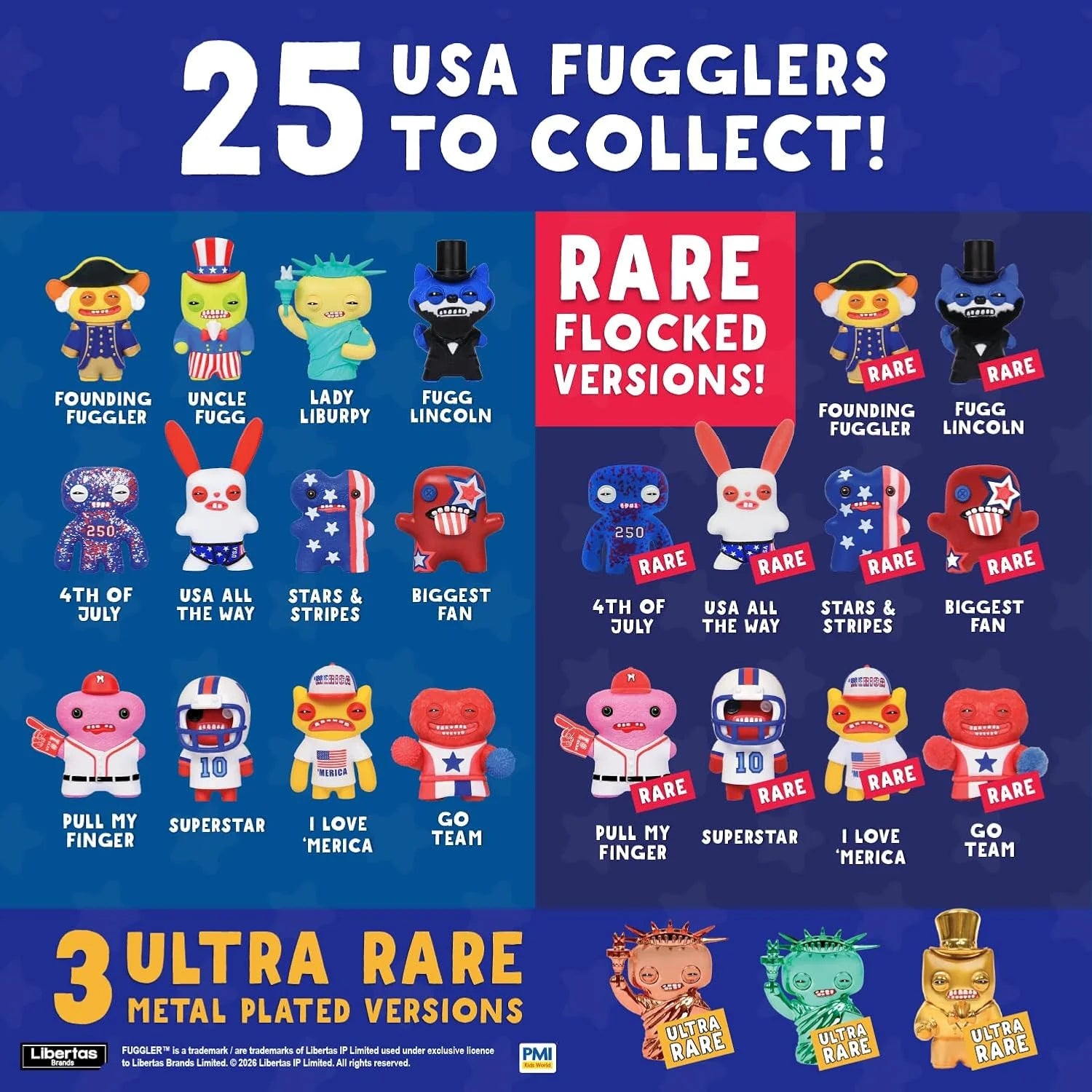 Zuru Fugglers America 250 - 2.5 Inch Collectible Vinyl Figure - 5