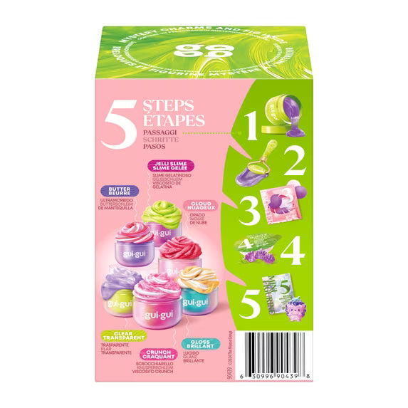 Gui Gui Slime Kit Single Mystery Jar FRUITY GLOW EDIT - Clear Slime