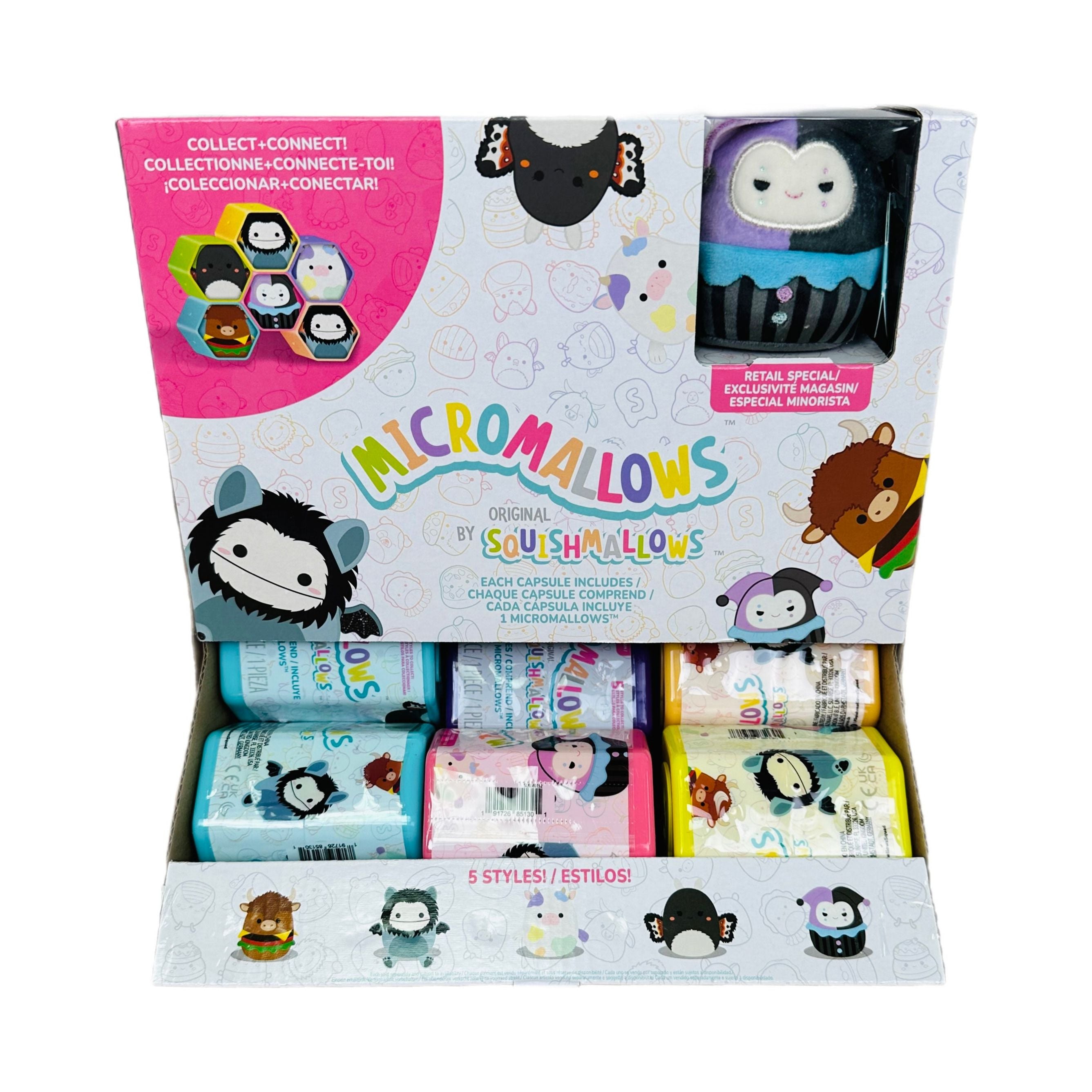 Squishmallow 2.5 Inch Hybrid Series 4 Micromallows - 1 MYSTERY CAPSULE