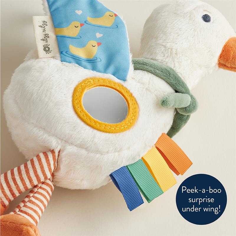 Itzy Ritzy Bitzy Traveler™ Goose Plush Teether Toy