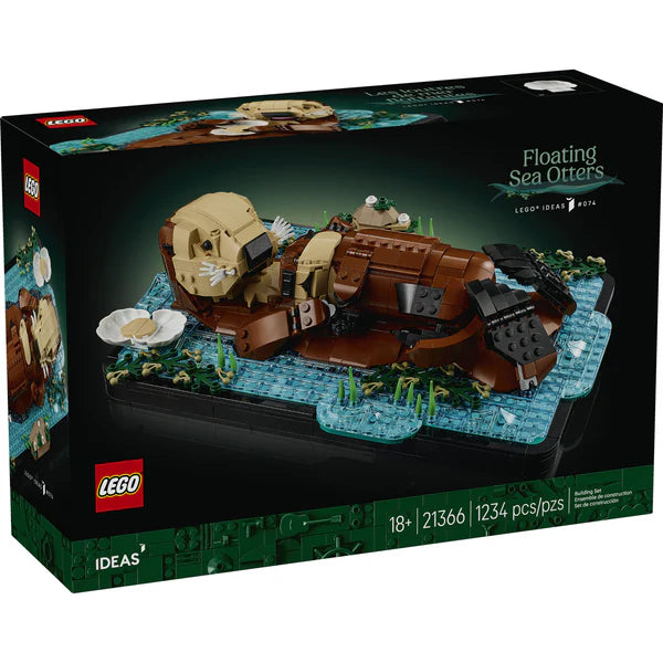 LEGO® Ideas Floating Sea Otters 21356