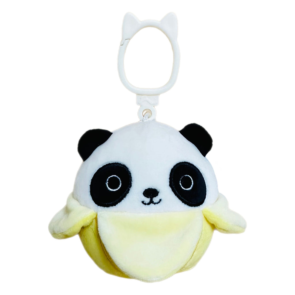 Squishmallow 3.5 Inch Stanley the Banana Panda Plush Clip