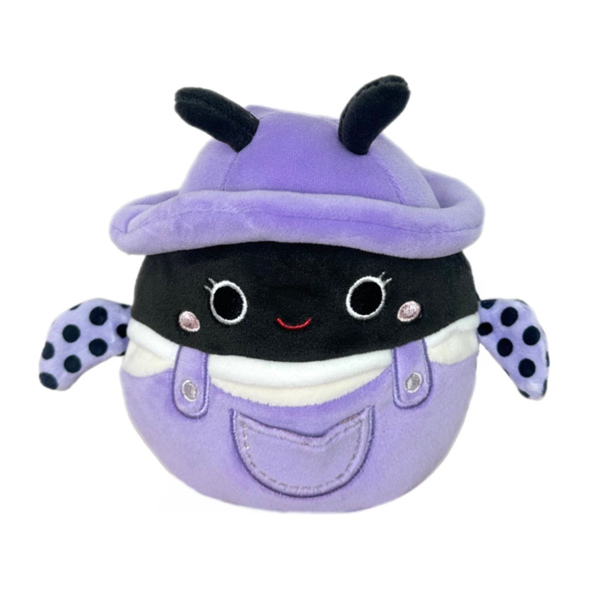 Squishmallow 5 Inch Citlalli the Ladybug in Overalls Plush Toy