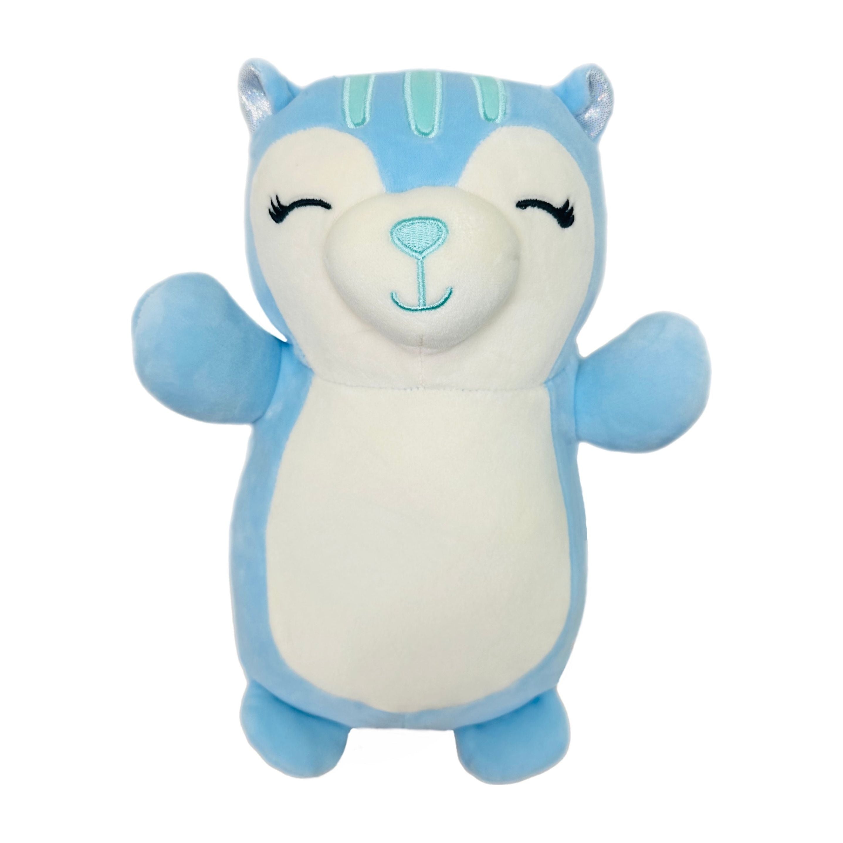 Squishmallow 10 Inch Schifra the Blue Squirrel Hug Mees Plush Toy