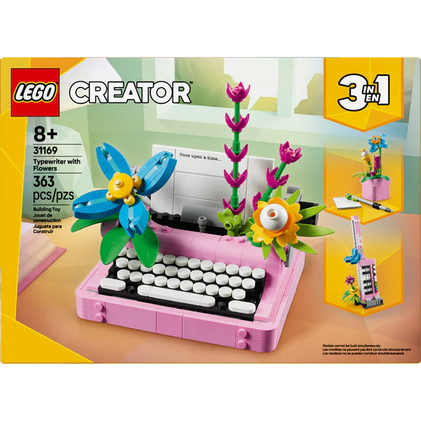 LEGO® Creator 3in1 Typewriter with Flowers 31169