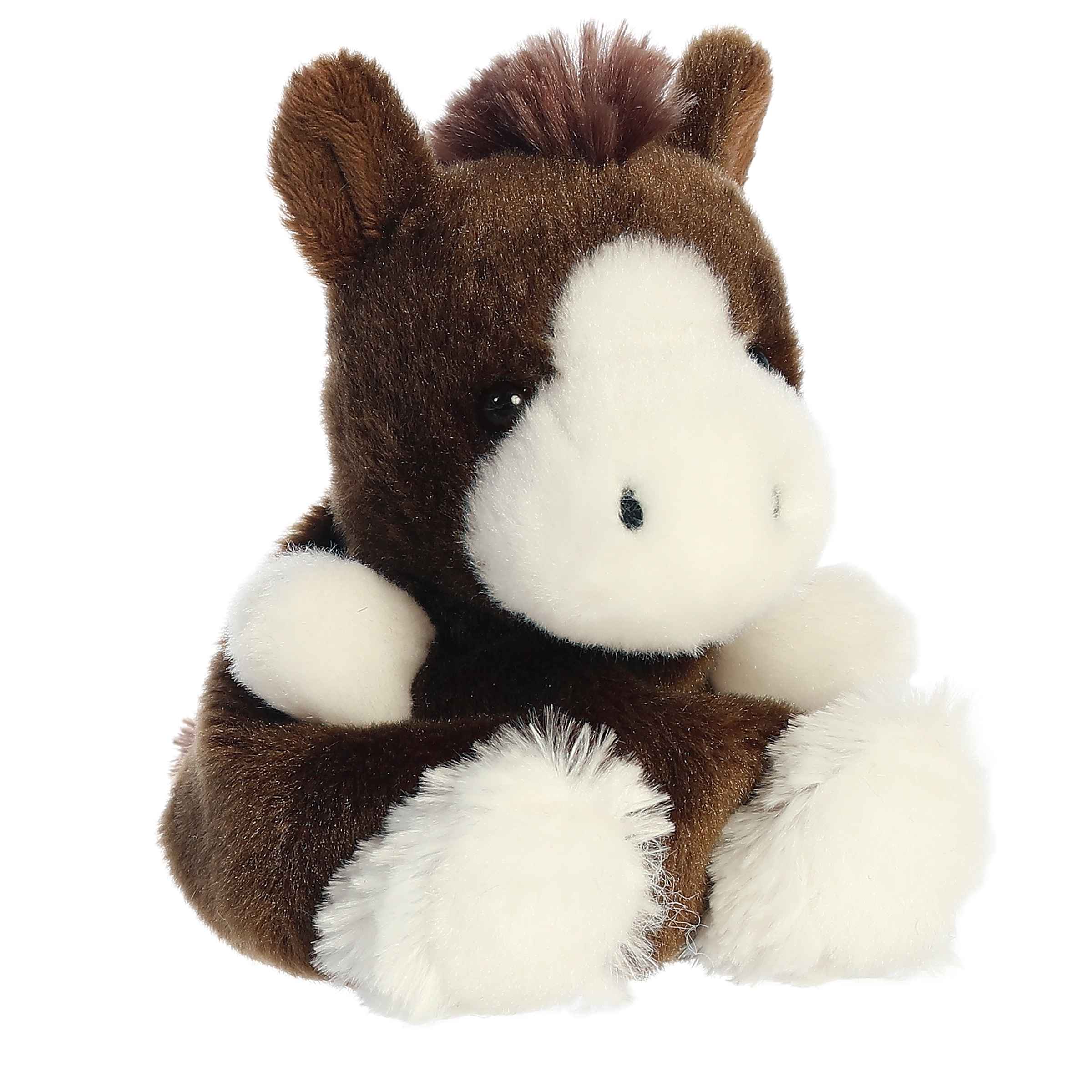 Palm Pals 5 Inch Darius the Clydesdale Horse Plush Toy