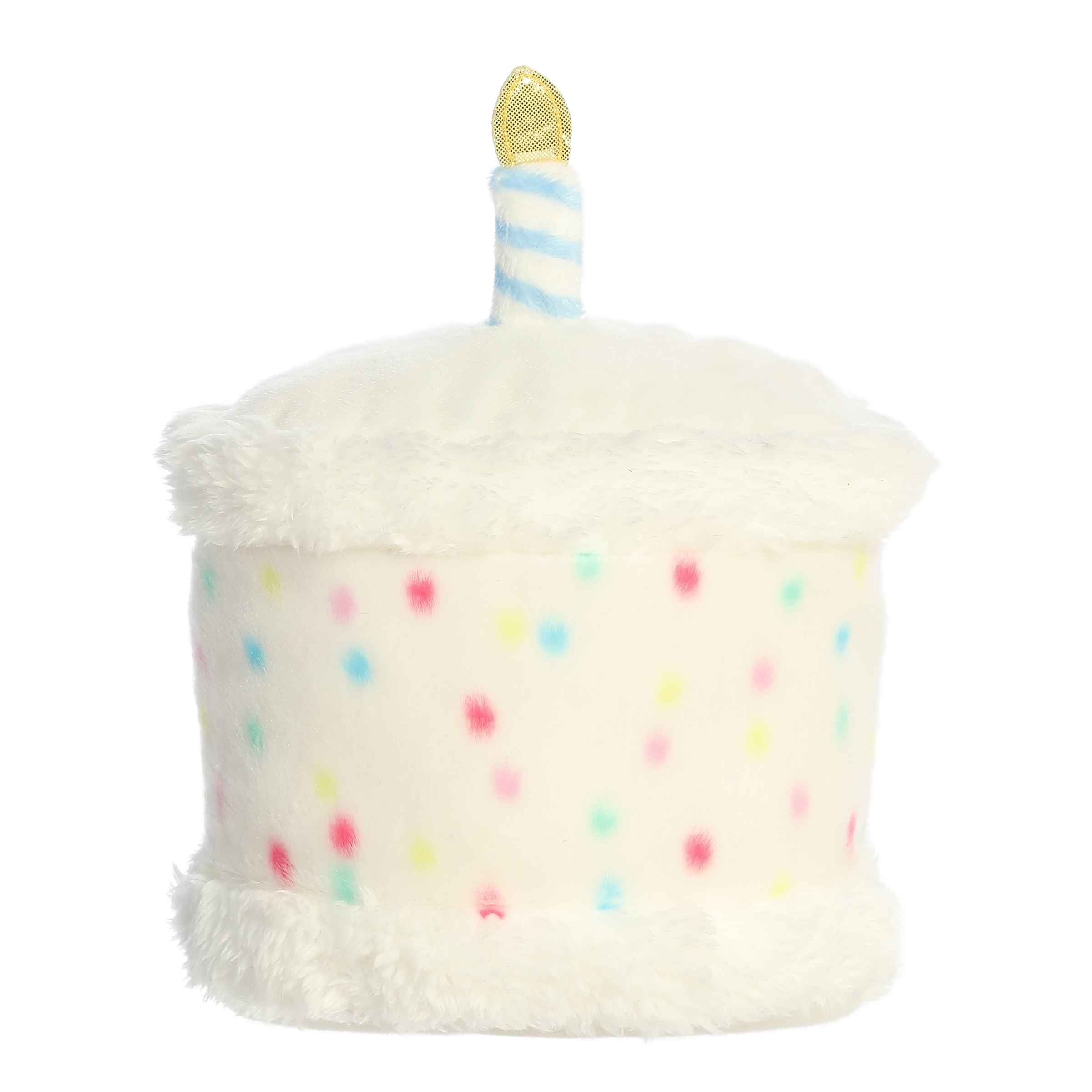 Palm Pals Party Sized 8 Inch Happy the B'Day Cake Plush Toy