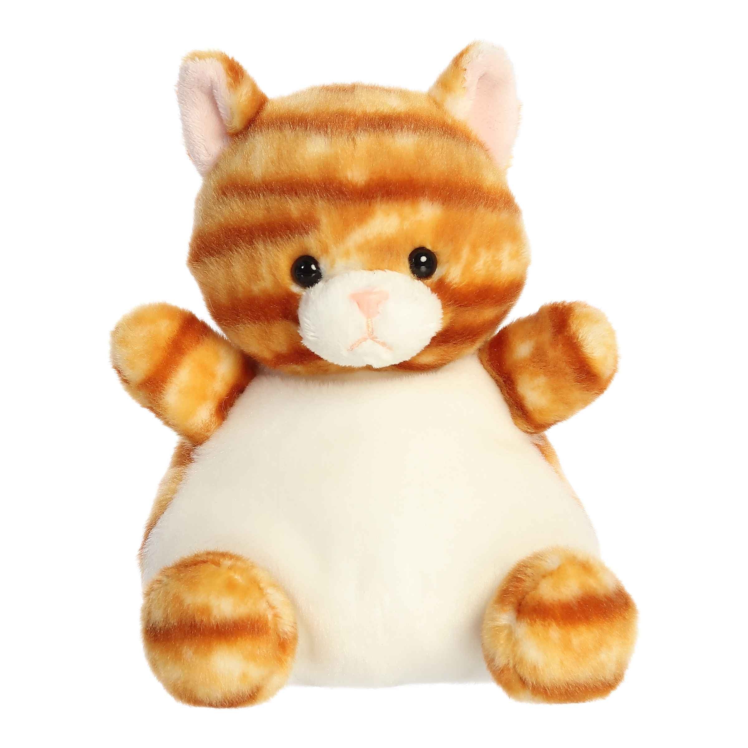 Palm Pals Party Sized 8 Inch Meow the Orange Kitty Plush Toy