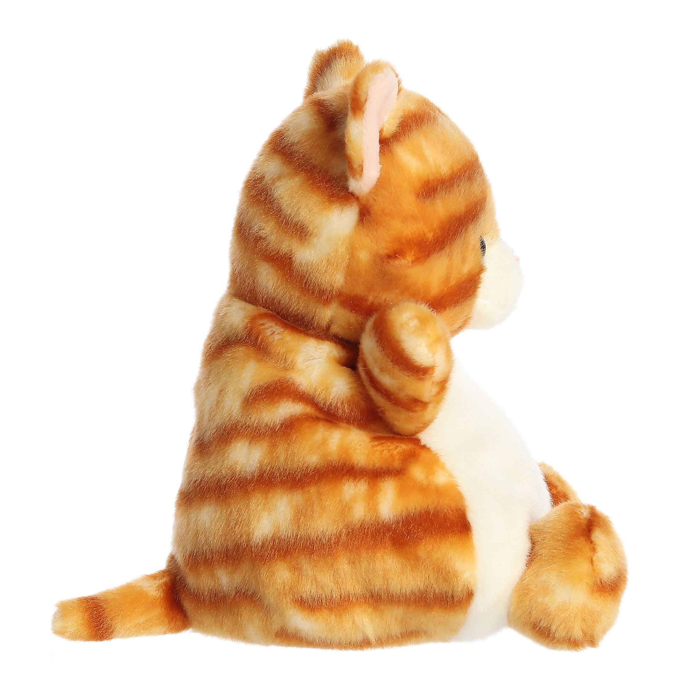 Palm Pals Party Sized 8 Inch Meow the Orange Kitty Plush Toy