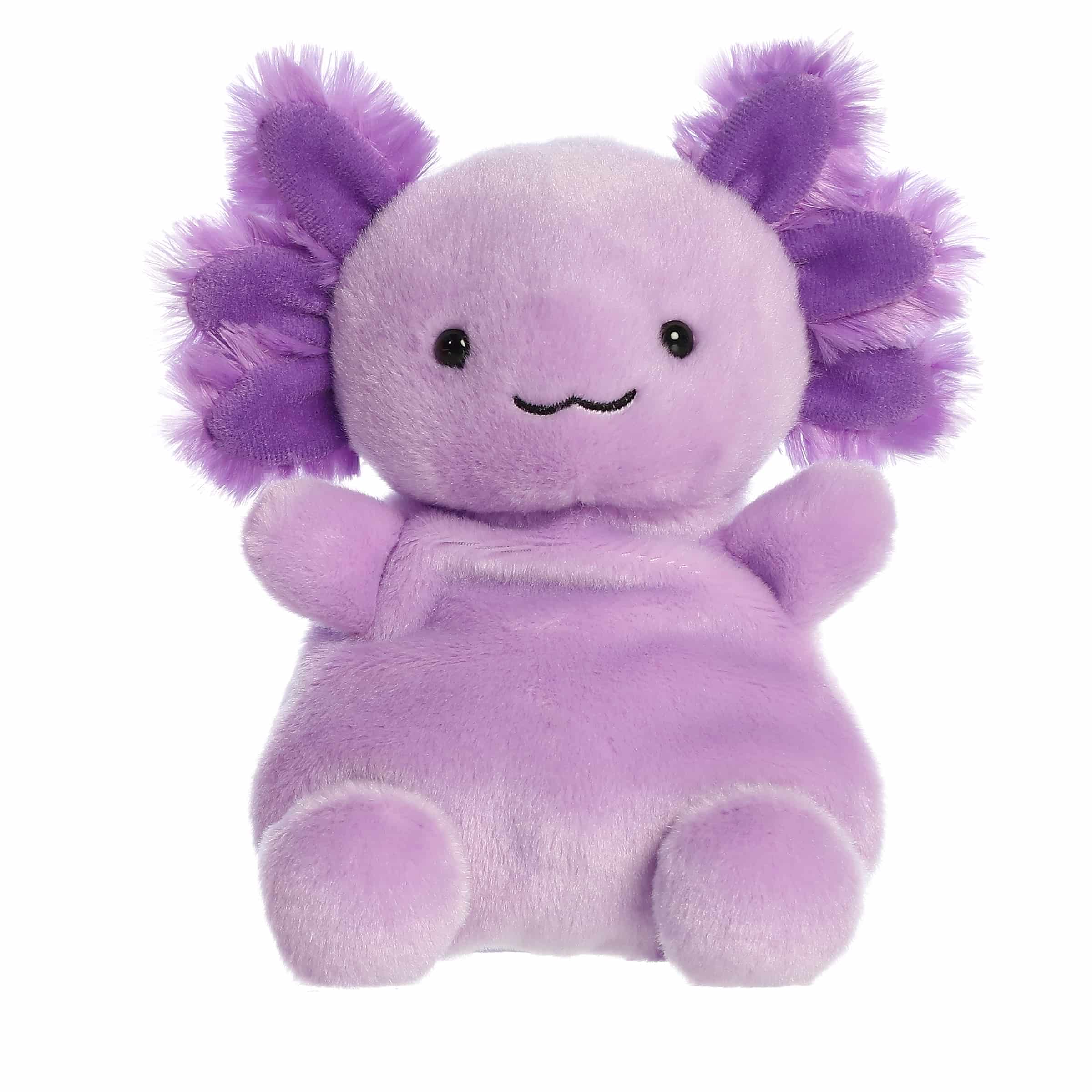 Palm Pals Party Sized 8 Inch Xavier the Purple Axolotl Plush Toy