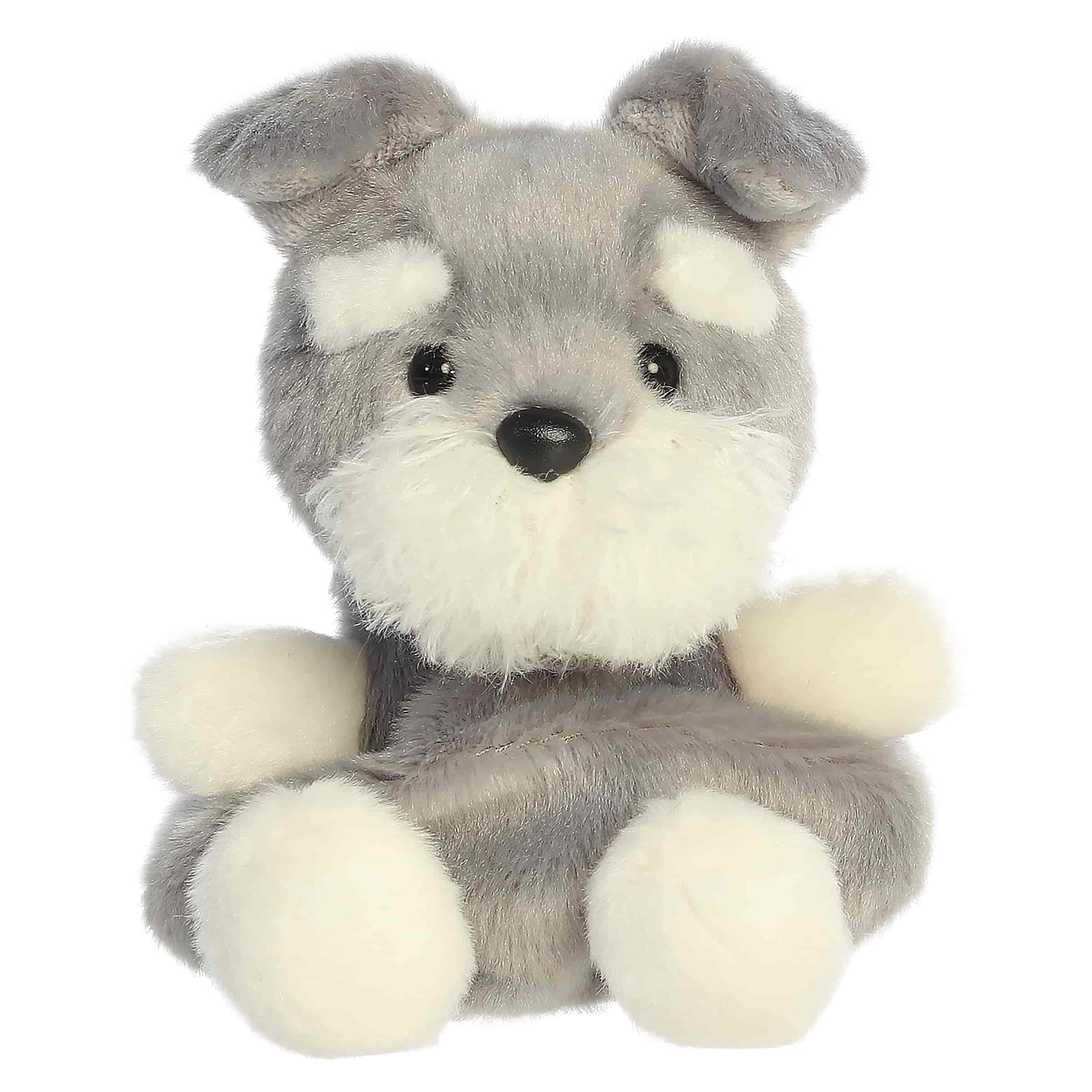 Palm Pals 5 Inch Korra the Schnauzer Dog Plush Toy