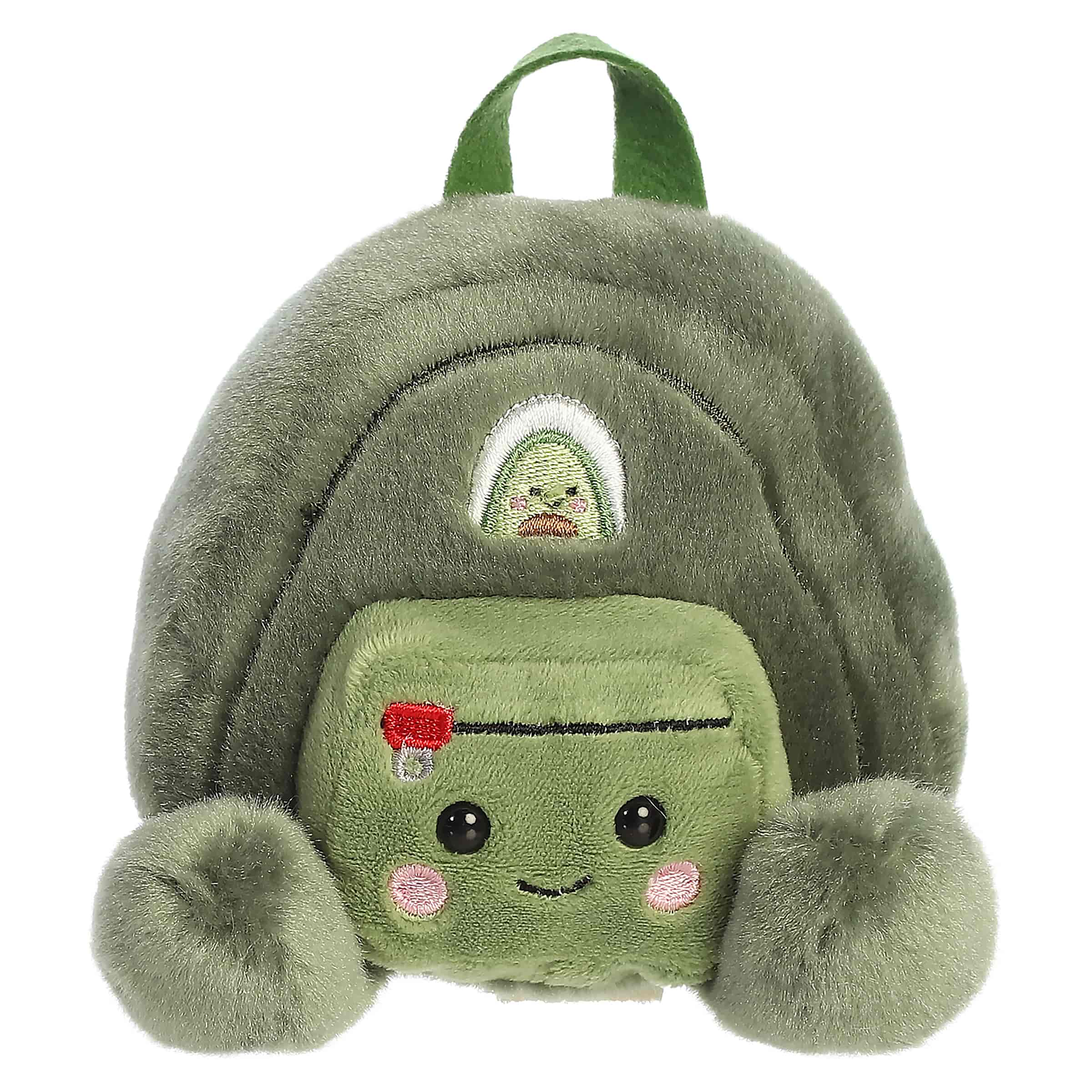 Palm Pals 5 Inch Rainier the Green Backpack Plush Toy